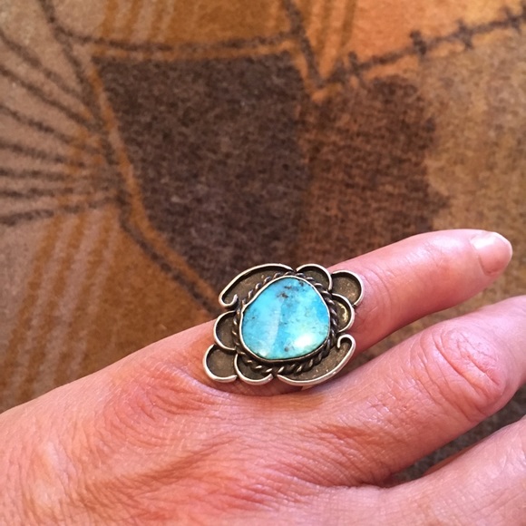 💙Old Pawn Turquoise Ring💙 - Picture 4 of 8